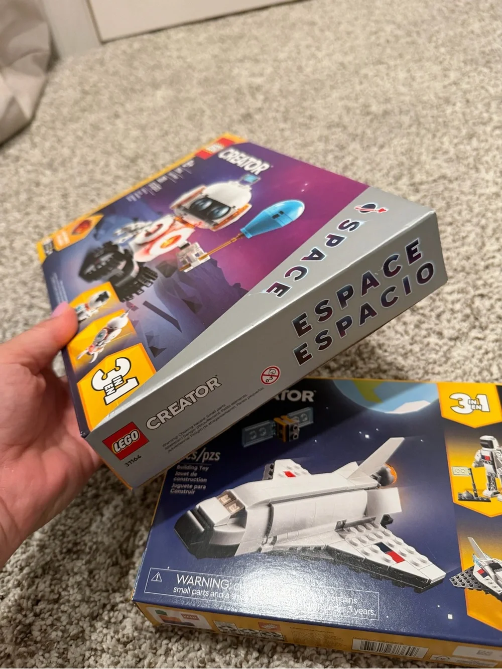 LEGO Creator Space Robot & Shuttle Building Sets - White